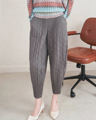 Luxury Tapered Pleated Pants