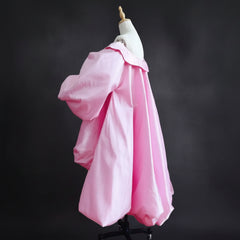 Luxury Puff-Sleeve Evening Cloak