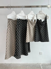 Japanese Cotton-Blend Skirt Set