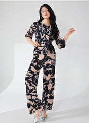Luxury Formal Pleats Pant Set