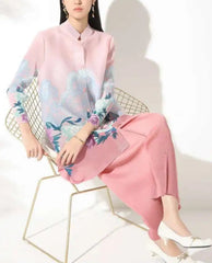 Luxury Pleats Formal Tunic & Pant