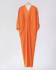 Micro-Dot Pleated Dress