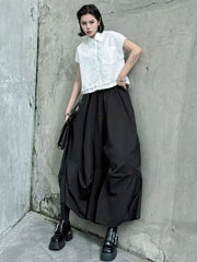 Avant-Garde Wide Leg Trousers