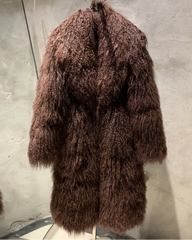 Luxury Mongolian Fur Alpine Coat