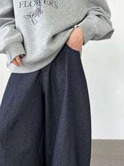 Luxury Statement Wide-Leg Pants