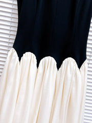 Elegant Scallop Sleeveless Dress