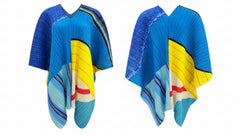 Geometric Pleated Tunic Top