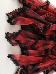 Couture Asymmetric Tulle Skirt