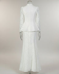 Couture Lace Skirt Set