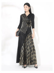 Luxury Petite Pleated Skirt Set