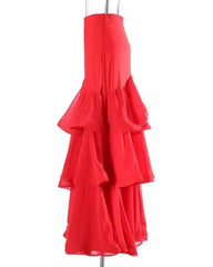 Luxury High-Waisted Ruffle Skirt