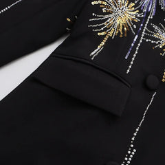 Luxury Sequin & Beaded Blazer