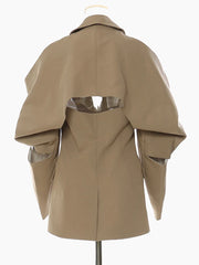 Luxury Open Shoulder Blazer