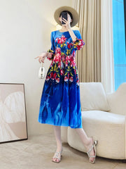 Luxury Pleated Formal Dress
