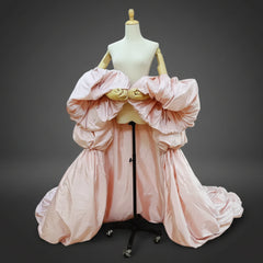 Couture Floor-Length Evening Cape