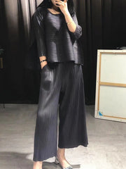 Elegant Truly Pleated Co-ord Set