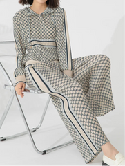 Luxury Pleated Hoodie Set