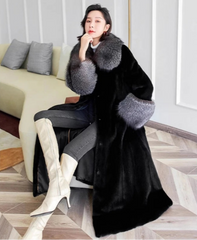 Luxury Plush Faux Fur Coat