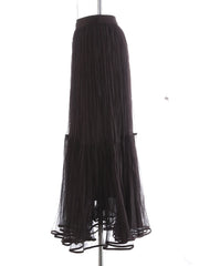 Luxury Tiered Tulle Maxi Skirt