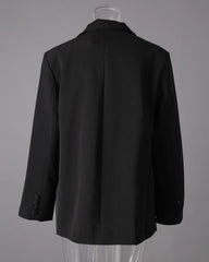 Feather Beaded Oversized Blazer