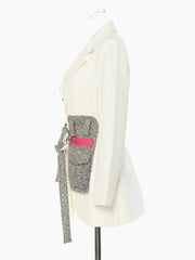 Women's Classic Tweed Pocket Blazer