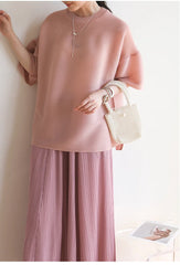 Luxury Dressy Pleated Top