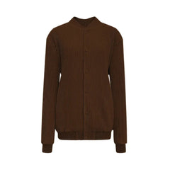 Luxury Plisse Bomber Jacket