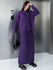 Luxury Oversized Knit 2-Piece