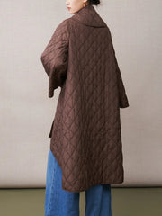 Luxury Asymmetrical Pleated Coat