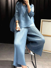 Elegant Truly Pleated Co-ord Set