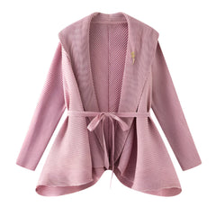 Truly Pleated Elegant Cardigan
