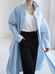 Anastasia Casual Long Oversized Blouse