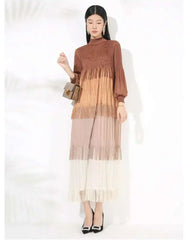 Luxury Pleated Fringe Dress