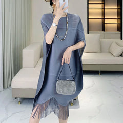 Luxury Plissé Oversized Tunic