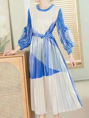 Japanese Plissé 3D Ruffle Dress