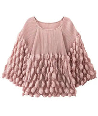 Bubble Pleats Textured Top