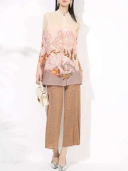 Luxury Pleats Formal Tunic & Pant