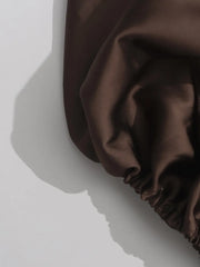 Crystal-Adorned Draped Blouse