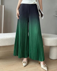 Luxury Chiffon Pleated Pants