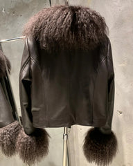 Couture Sheepskin & Fox Fur Jacket