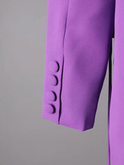 Luxury Oversized Floral Blazer