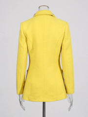 Luxury Beaded Wool-Blend Blazer
