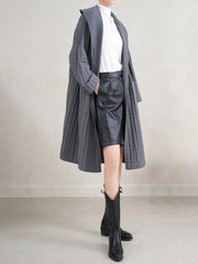 Signature Plissé Trench Coat