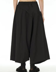 Avant-Garde Drop-Crotch Trousers