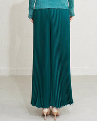 Luxury Pleated Palazzo Pants