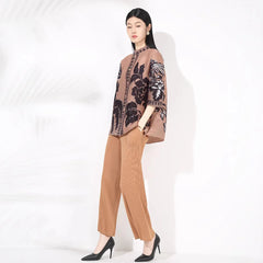 Luxe Pleated Cardigan & Pant Set