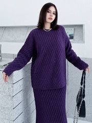Luxury Oversized Knit 2-Piece