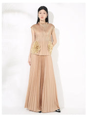 Modest Pleated Skirt Set