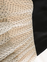 Luxury Polka Dot Mesh Skirt