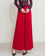Luxury Pleated Palazzo Pants